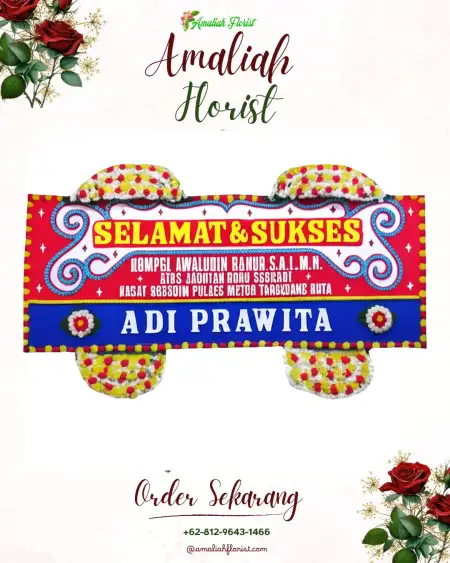 Papan Bunga Ucapan Selamat Tapin