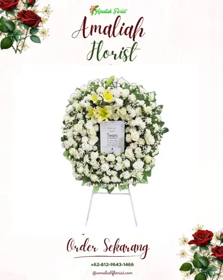 Krans Bunga Duka Tapin